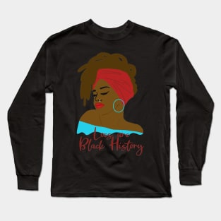 Locs Are Black History Long Sleeve T-Shirt